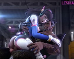 Overwatch porno hentai medica e comandante