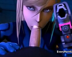 Samus aran do jogo super metroid hentai