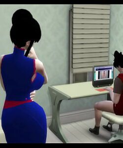 Mãe rabuda da pro filho